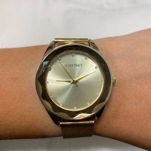 Ellen Tracy gold watch